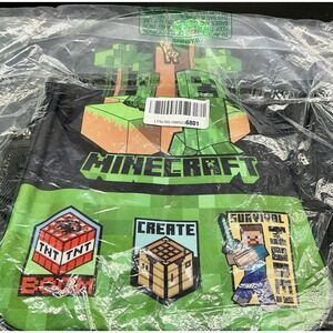 2024 Minecraft Book Bag With Lunchbox Inside NEW IN PACKAGING